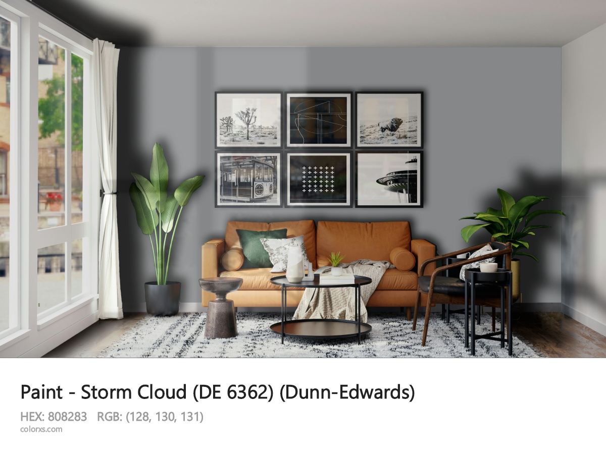 About Storm Cloud (DE 6362) color - its meaning and example