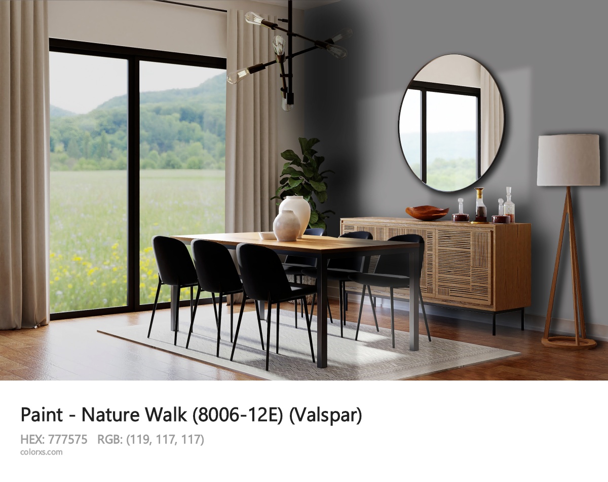 Valspar Nature Walk (8006-12E) Paint dining room design