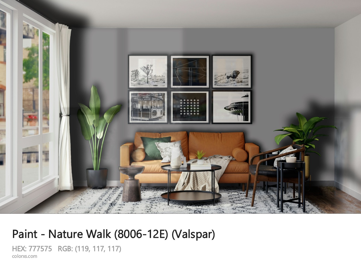 Valspar Nature Walk (8006-12E) Paint modern minimalist living room interior