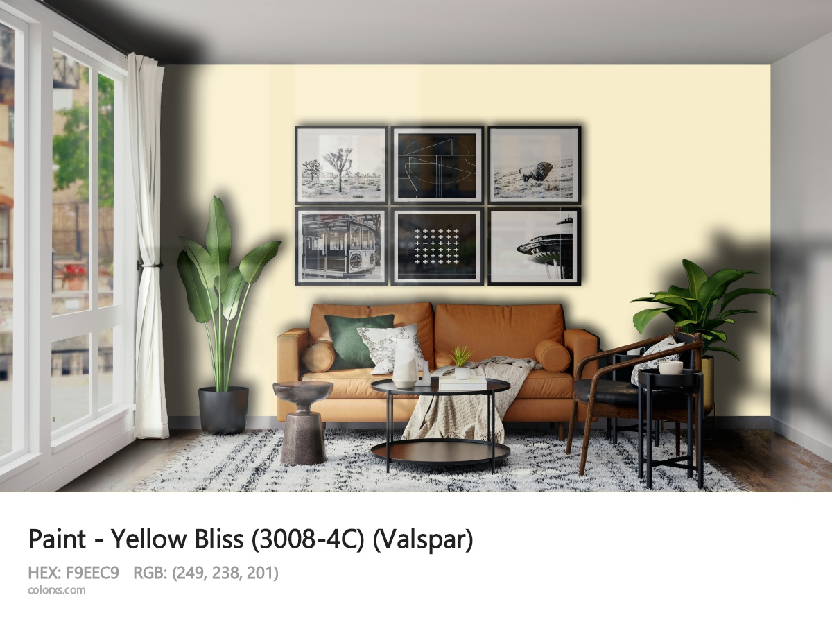 About Yellow Bliss (3008-4C) color - its meaning and example