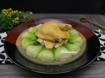 上湯菜膽雞