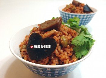 杏鮑菇昆布炊飯（電鍋）