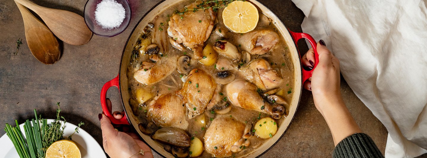 White Wine Chicken Stew Recipe by Isabelle Lopez