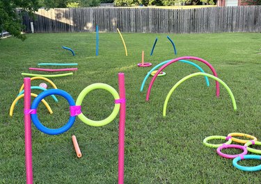 Pool Noodle Obstacle Course