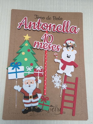 Topo bolo natal