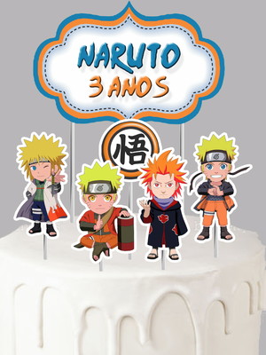 Topo de bolo naruto