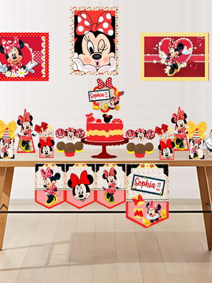 Kit festa minnie