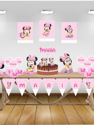 Kit festa minnie rosa