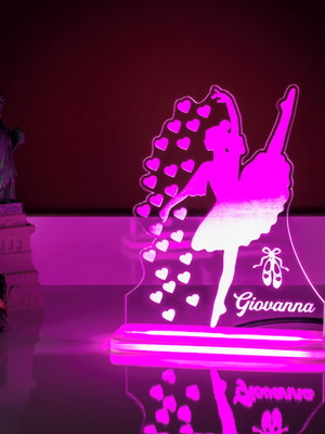 Luminária personalizada bailarina