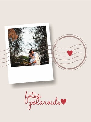 200 polaroid save the date 9x7