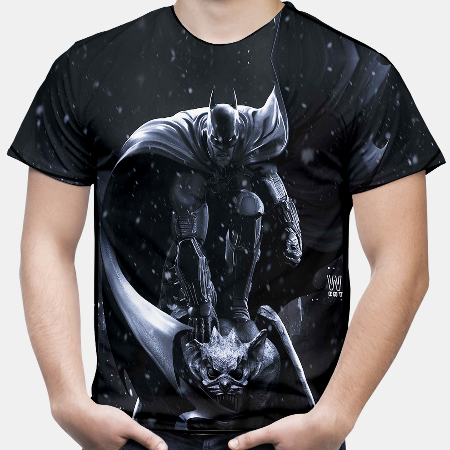 Camiseta Masculina Batman arkham | Elo7 Produtos Especiais