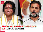 Madhavi Latha loses cool at Rahul Gandhi, CM Revanth Reddy after Muthyalamma Temple idol vandalised