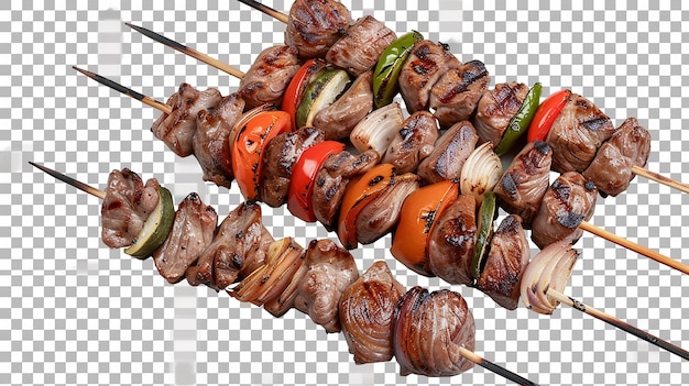 Shish Kebab isolato su uno sfondo trasparente