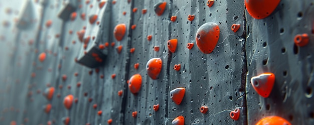 Foto gratuita sfondio della parete di bouldering per la pratica dell'arrampicata su roccia