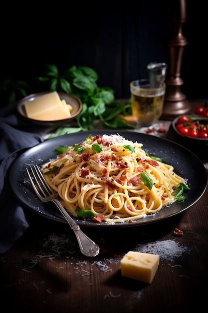 Foto gratuita deliziosa pasta sul piatto