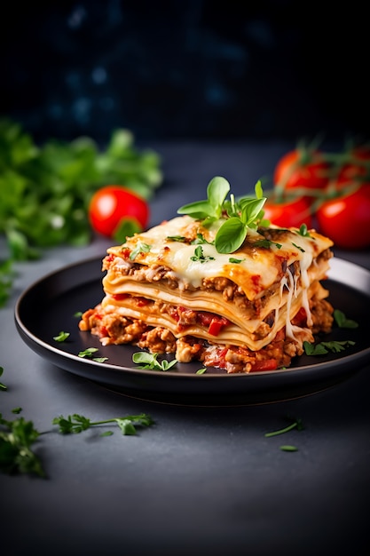 Foto gratuita deliziosa pasta sul piatto