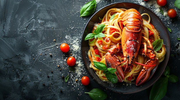 Foto gratuita un delizioso pasto di frutti di mare