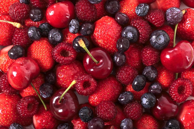 Foto gratuita frutti di bosco primo piano