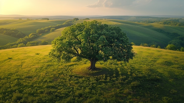 Foto gratuita vista fotorealista di un albero in natura con rami e tronco