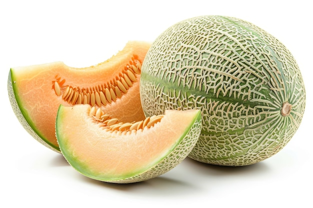 Foto gratuita vista del delizioso e salutare melone cantaloupe