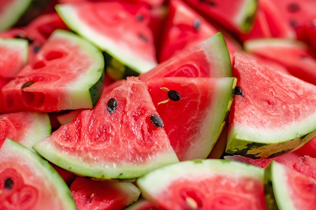 Foto gratuita vista fotorealista del delizioso frutto dell'anguria