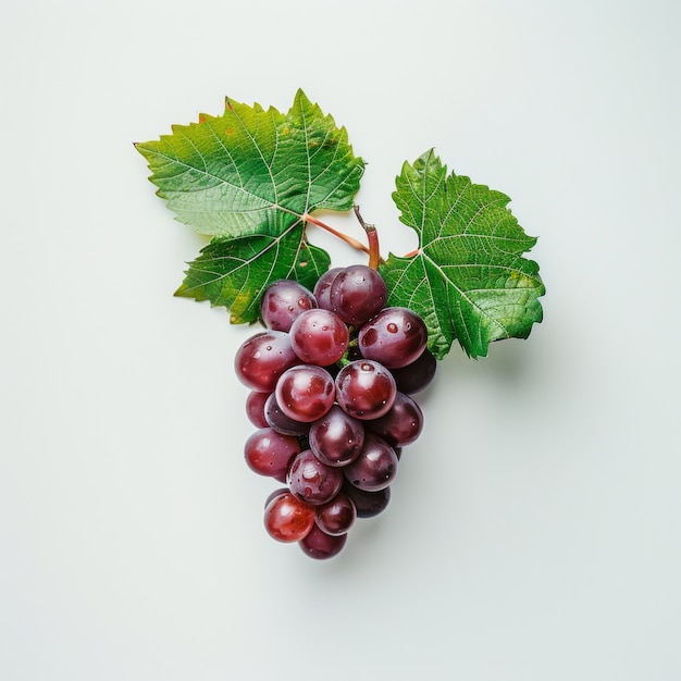 Foto gratuita vista di dolci e deliziose uva rosse