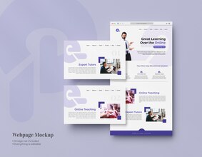 website mockups