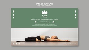 Yoga banners