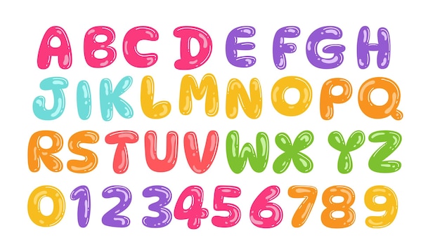 Free Vector | Bubble Alphabet Letter