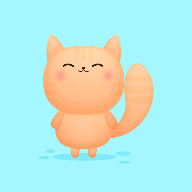 Premium Vector | Cute kitty cartoon