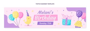 Birthday banners