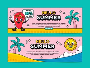 summer banners