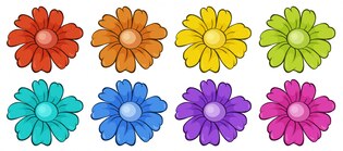 Flower clip arts