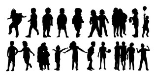 silhouette bambini