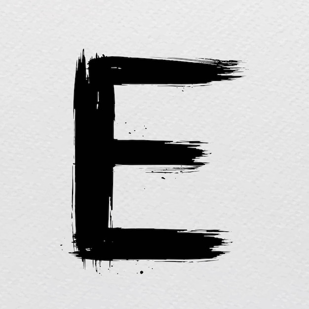 E Letter Design