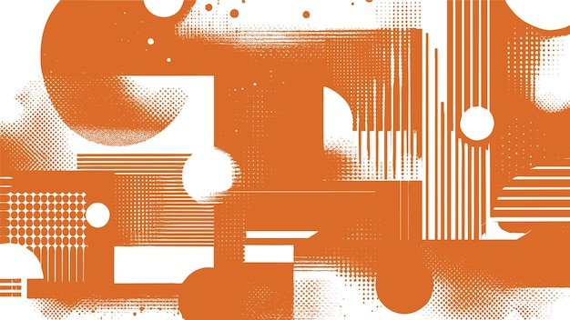 Free Vector orange geometric background