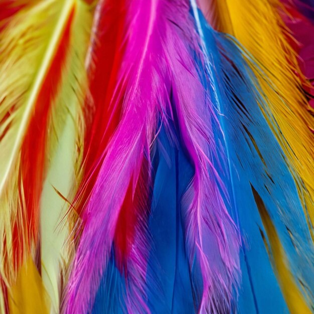 Premium Photo | Beautiful multicolored feathers texture background ...