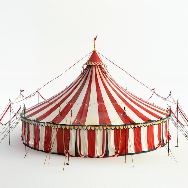 Foto tenda da circo isolata