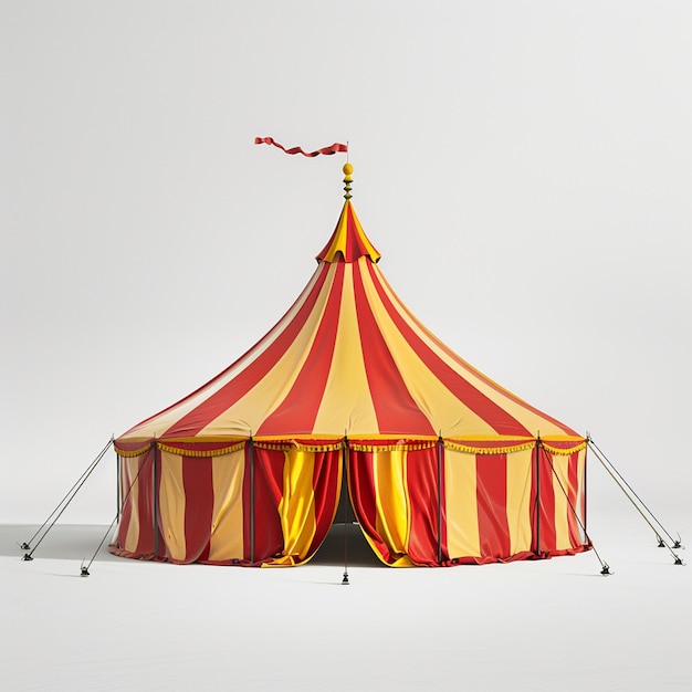 Foto tenda da circo isolata