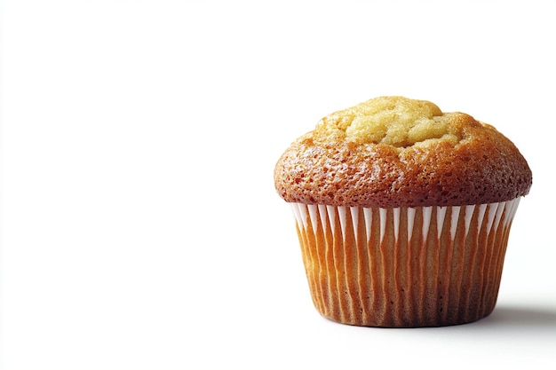 Foto un delizioso muffin isolato