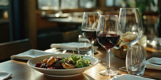 Foto orario della cena con il vino