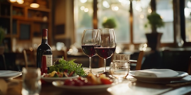 Foto orario della cena con il vino