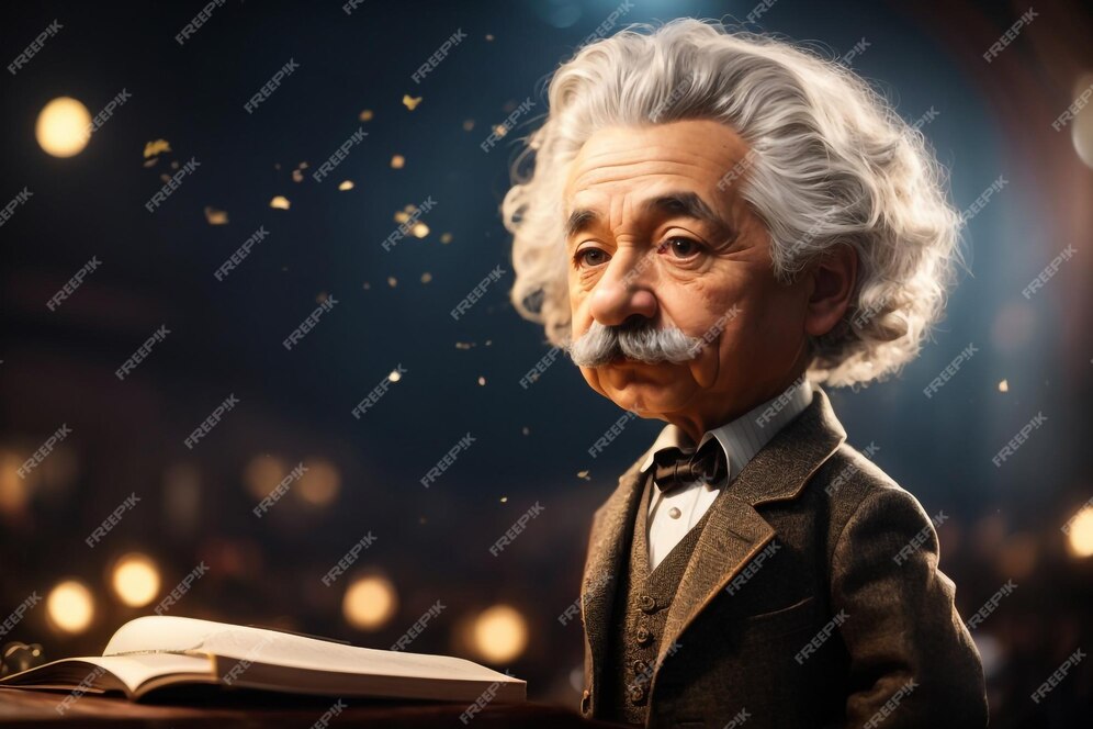 Premium Photo | Face of Great Scientists Albert Einstein Vector ...