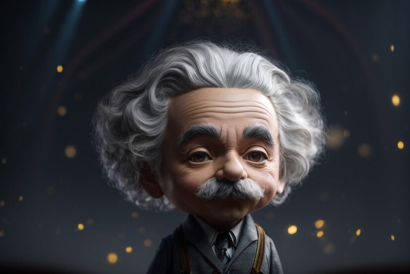 Premium Photo | Face of Great Scientists Albert Einstein Vector ...