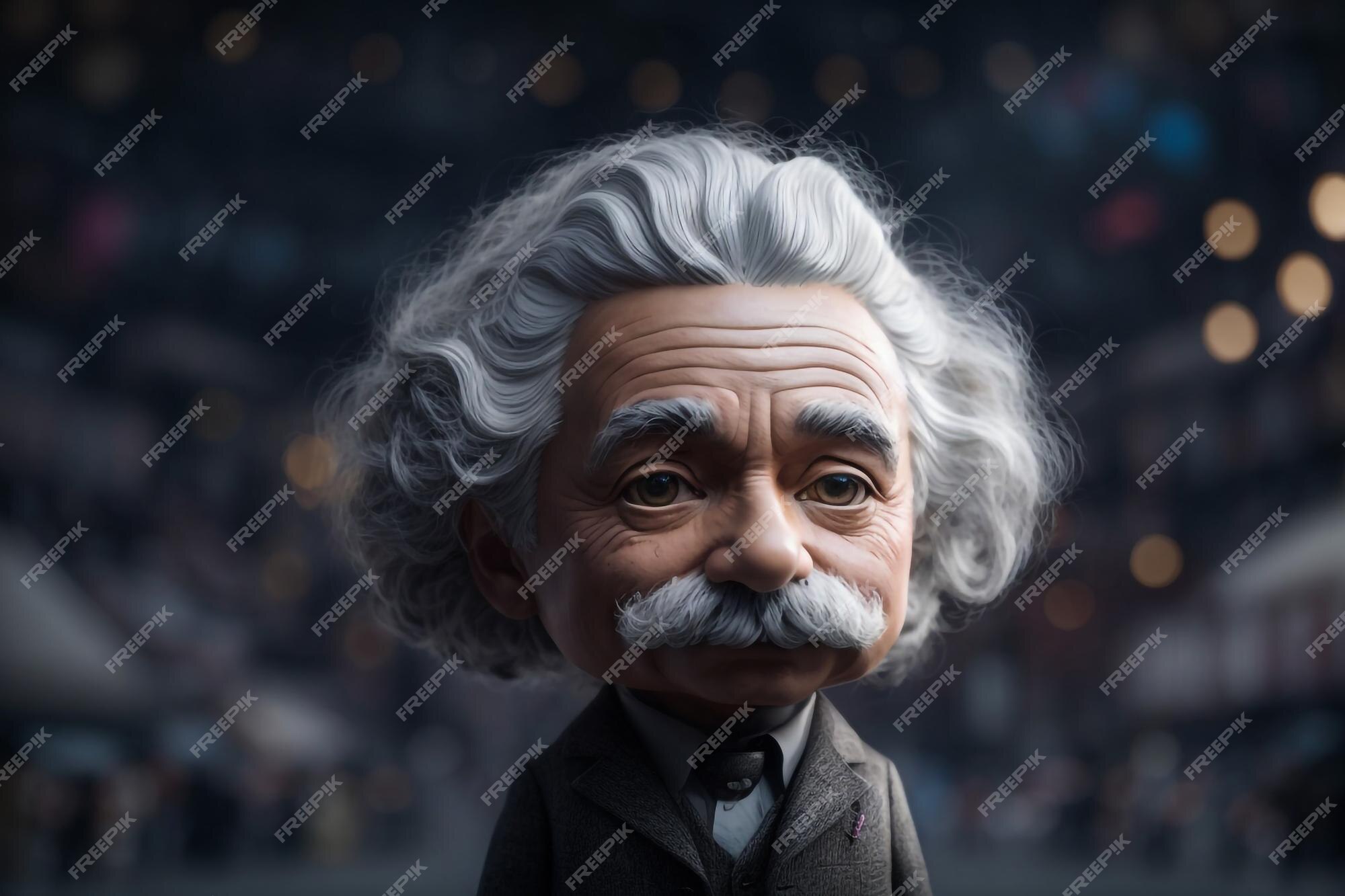 Premium Photo | Face of Great Scientists Albert Einstein Vector ...