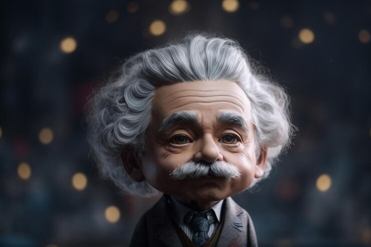 Premium Photo | Face of Great Scientists Albert Einstein Vector ...