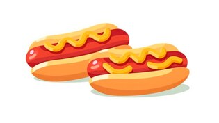 hot dog clip arts