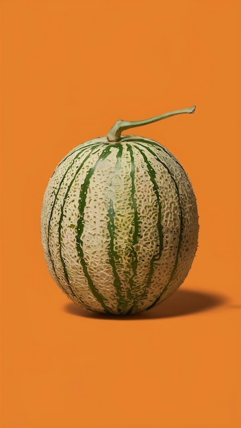 Foto melone isolato con percorso di taglio