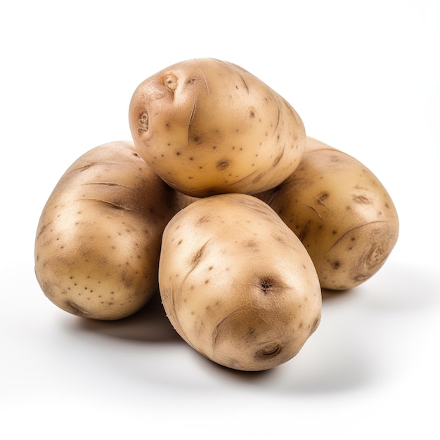 A pile of potatoes with one that says " i'm not a potato "