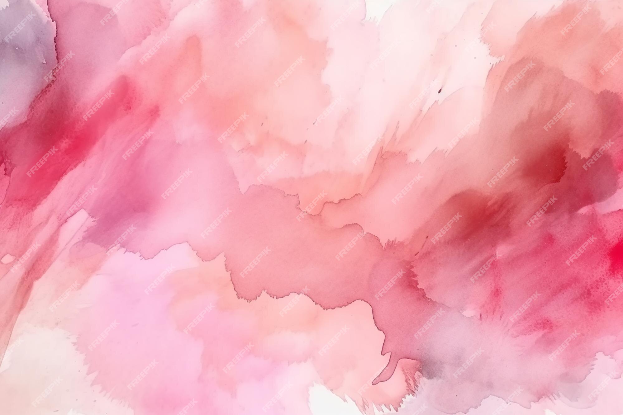 Premium Photo | Pink watercolor abstract background